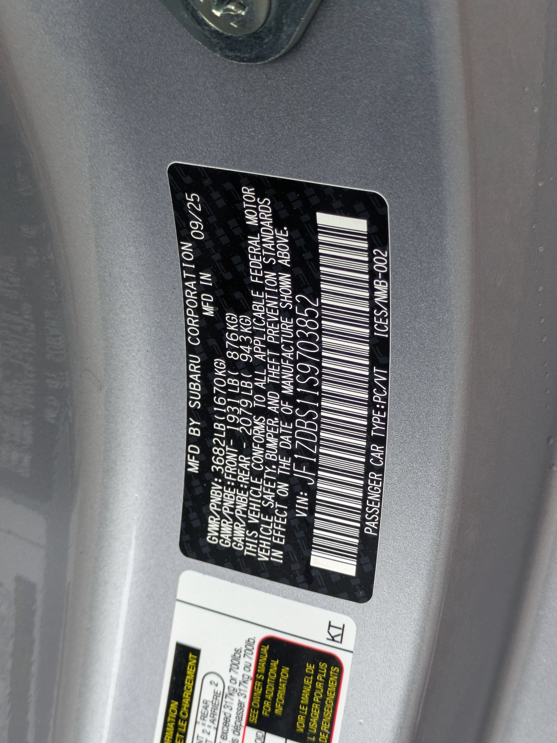 Used 2025 Subaru BRZ tS RWD image 57