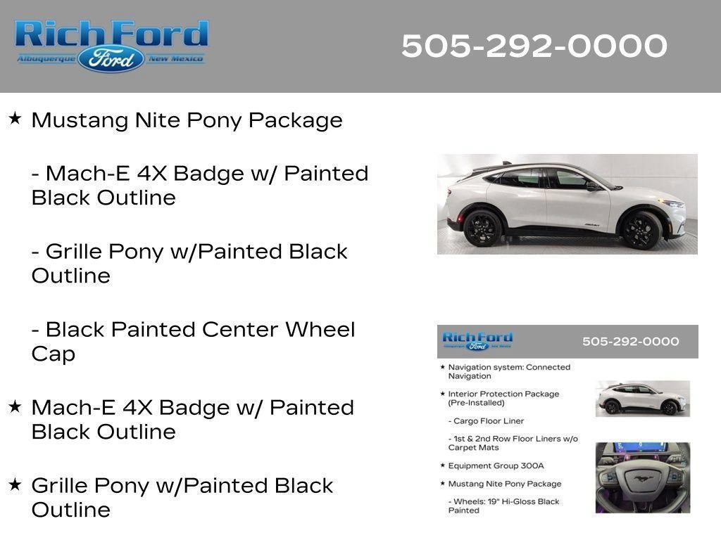 Certified 2023 Ford Mustang Mach-E Premium w/ Mustang Nite Pony Package AWD/4WD image 44