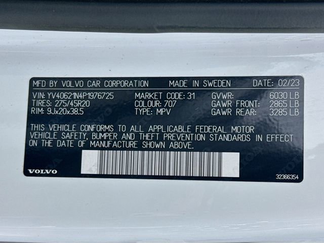 Used 2023 Volvo XC90 B6 Plus w/ Protection Package Premier image 38