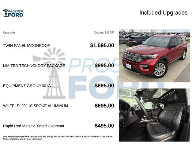 Certified 2022 Ford Explorer Limited w/ Limited Technology Package image 3