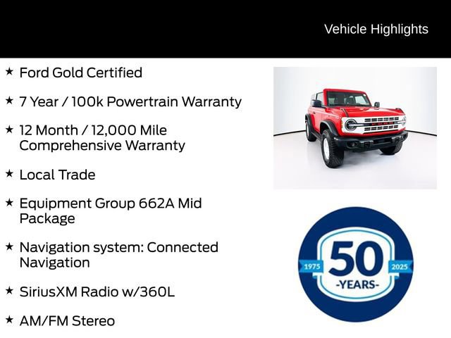 Certified 2024 Ford Bronco Heritage Edition AWD/4WD image 10
