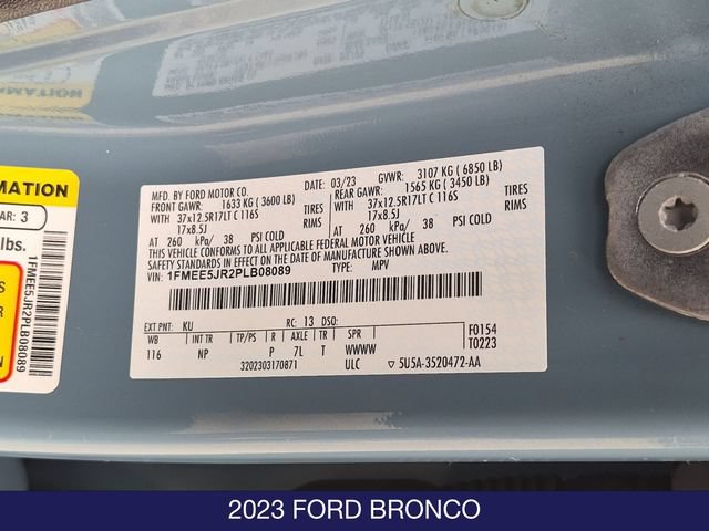 Certified 2023 Ford Bronco Raptor AWD/4WD image 26
