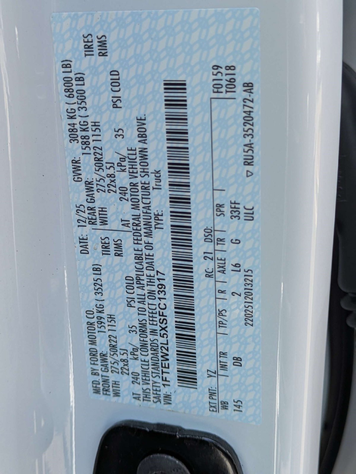 Certified 2025 Ford F150 STX w/ LOBO Package AWD/4WD image 16