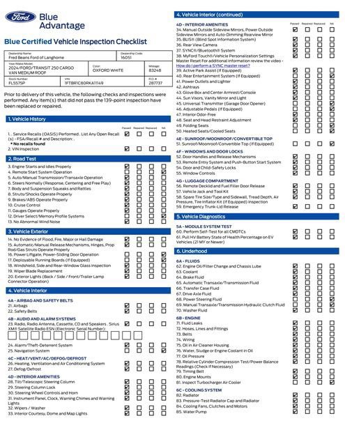 Certified 2024 Ford Transit 250 148 Medium Roof w/ Load Area Protection Package image 10