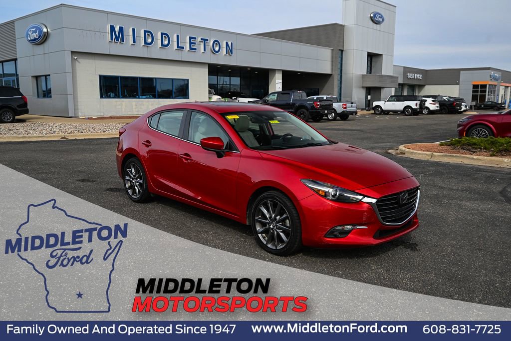 Used 2018 MAZDA MAZDA3 Grand Touring w/ Premium Equipment Package FWD image 1
