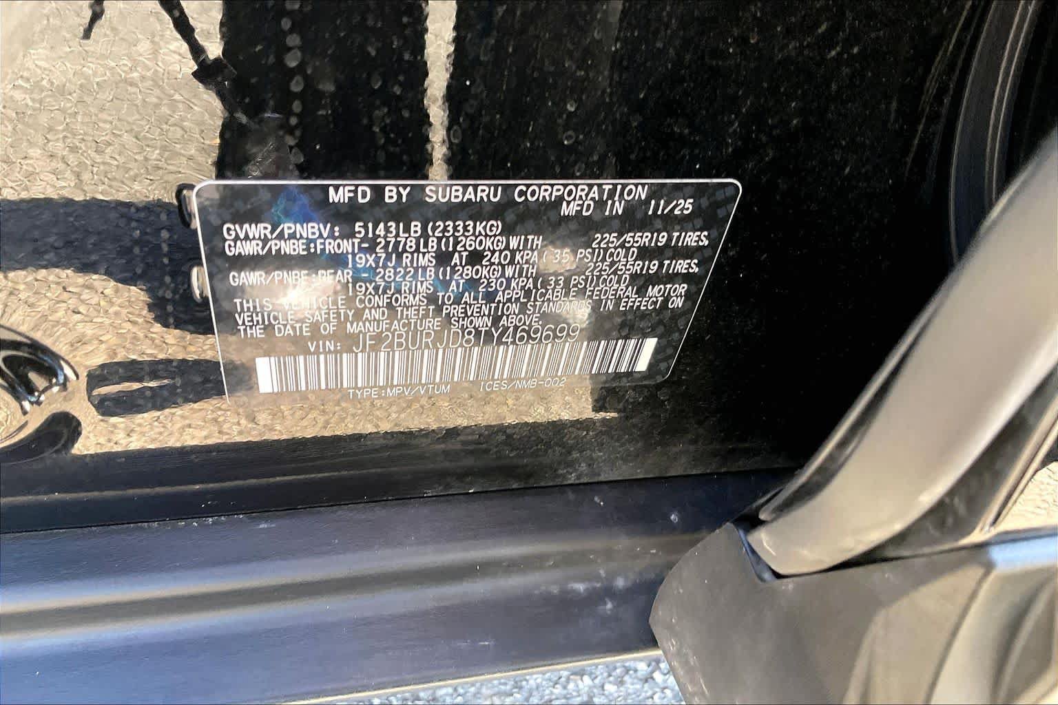 Used 2026 Subaru Outback Touring XT AWD/4WD image 34
