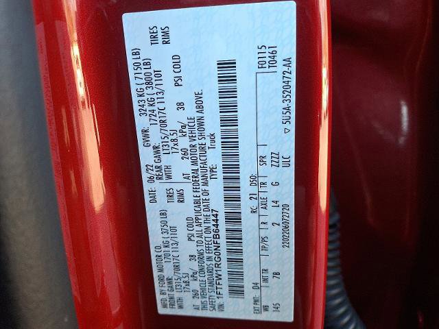 Certified 2022 Ford F150 Raptor w/ Convenience Package image 27