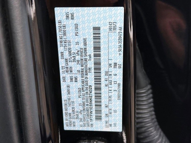 Certified 2022 Ford F150 XLT w/ Equipment Group 302A High image 21