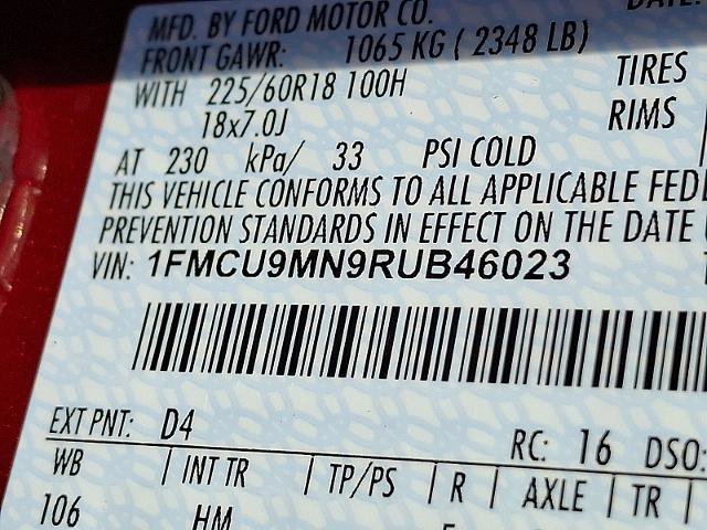 Certified 2024 Ford Escape ST-Line w/ Tech Pack #1 image 25