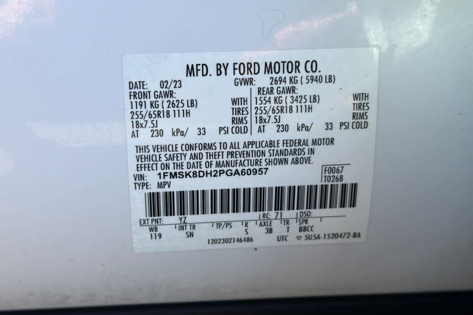 Certified 2023 Ford Explorer XLT w/ Equipment Group 202A AWD/4WD image 30
