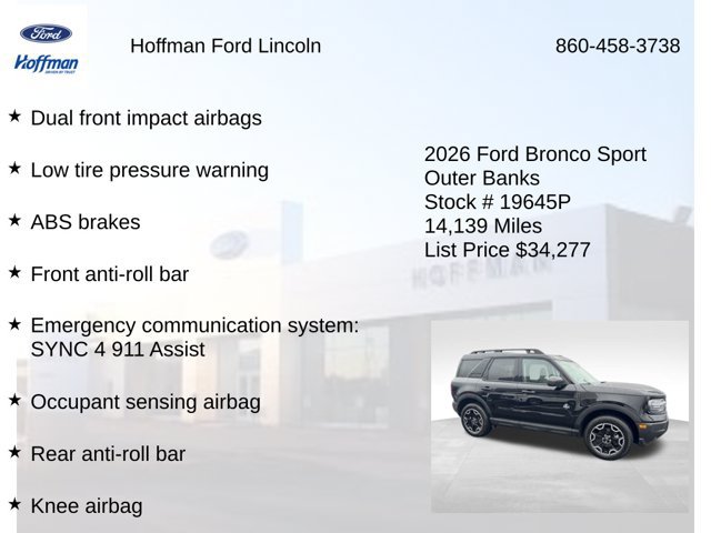 Certified 2026 Ford Bronco Sport Outer Banks AWD/4WD image 24