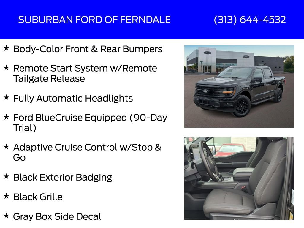 Certified 2024 Ford F150 XLT w/ Equipment Group 302A MID image 21