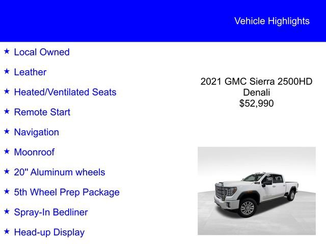 Used 2021 GMC Sierra 2500 Denali w/ Denali Ultimate Package image 2