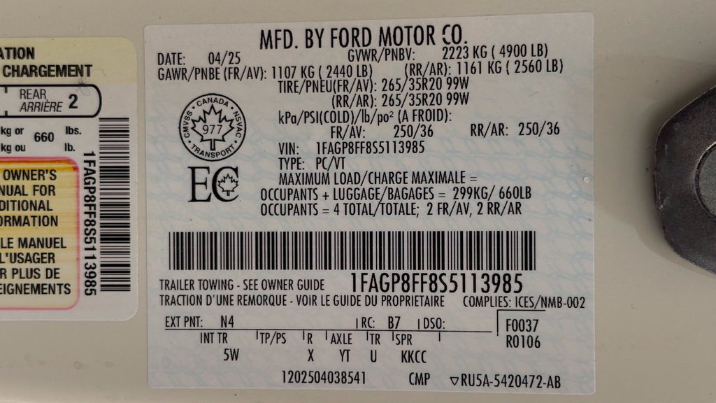Certified 2025 Ford Mustang GT Premium w/ 60th Anniversary Package RWD image 41