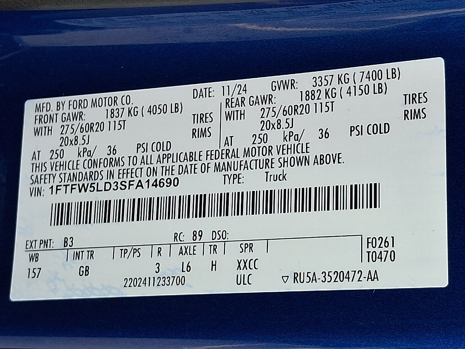Certified 2025 Ford F150 Lariat w/ Equipment Group 501A Mid AWD/4WD image 26