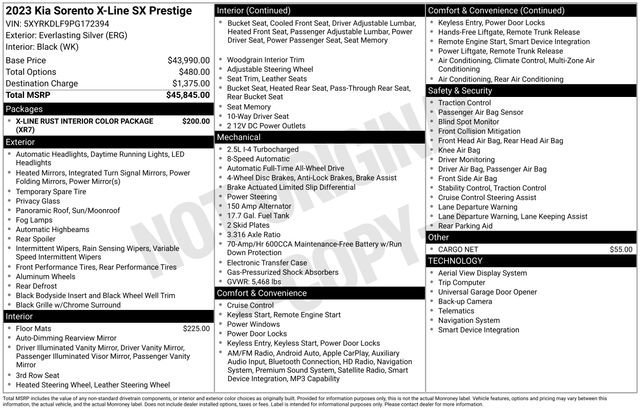 Used 2023 Kia Sorento SX Prestige image 18