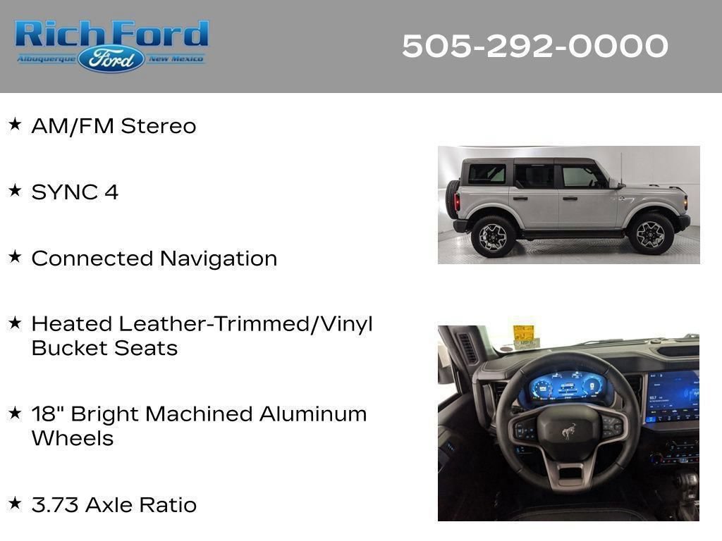 Certified 2026 Ford Bronco Outer Banks AWD/4WD image 54