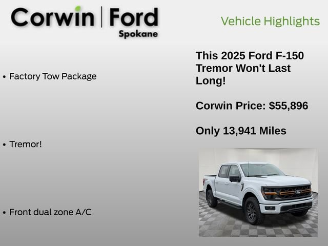 Certified 2025 Ford F150 Tremor w/ Tow/Haul Package image 16