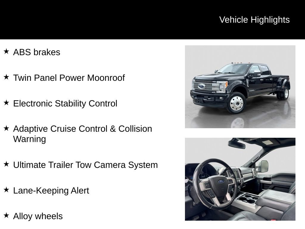Certified 2019 Ford F450 Platinum w/ Platinum Ultimate Package AWD/4WD image 16