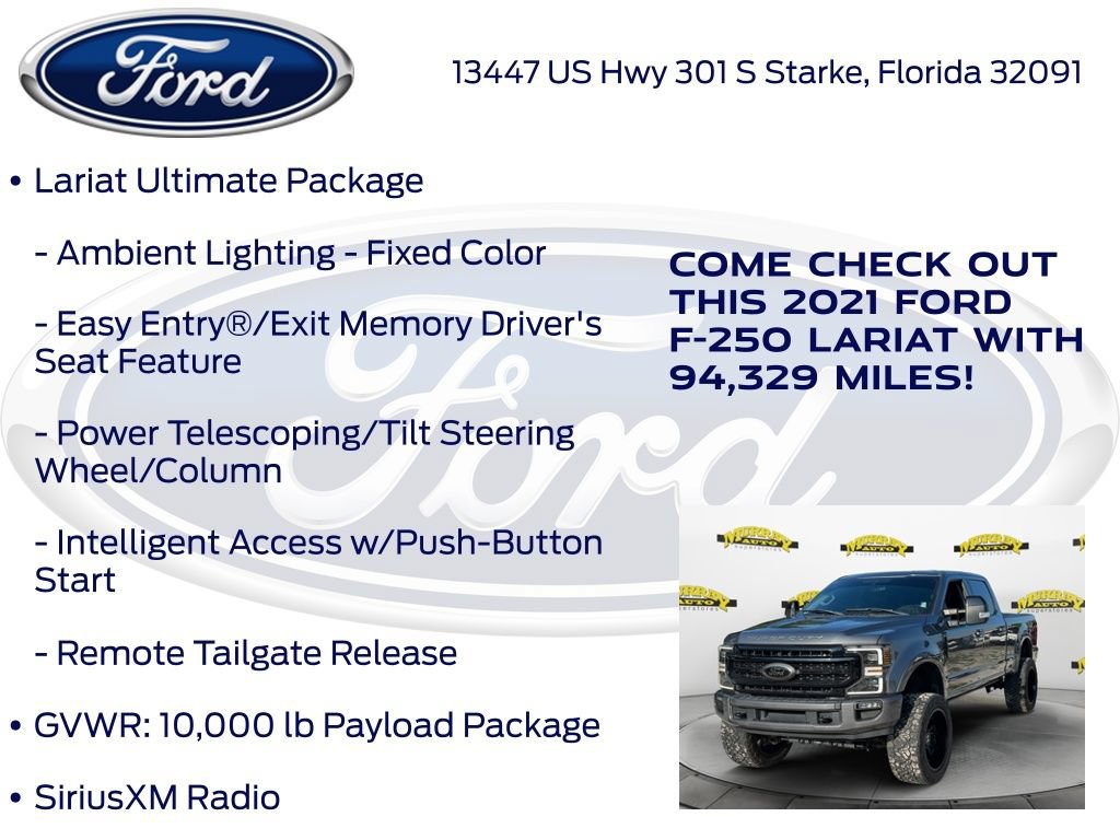 Certified 2021 Ford F250 Lariat AWD/4WD image 32