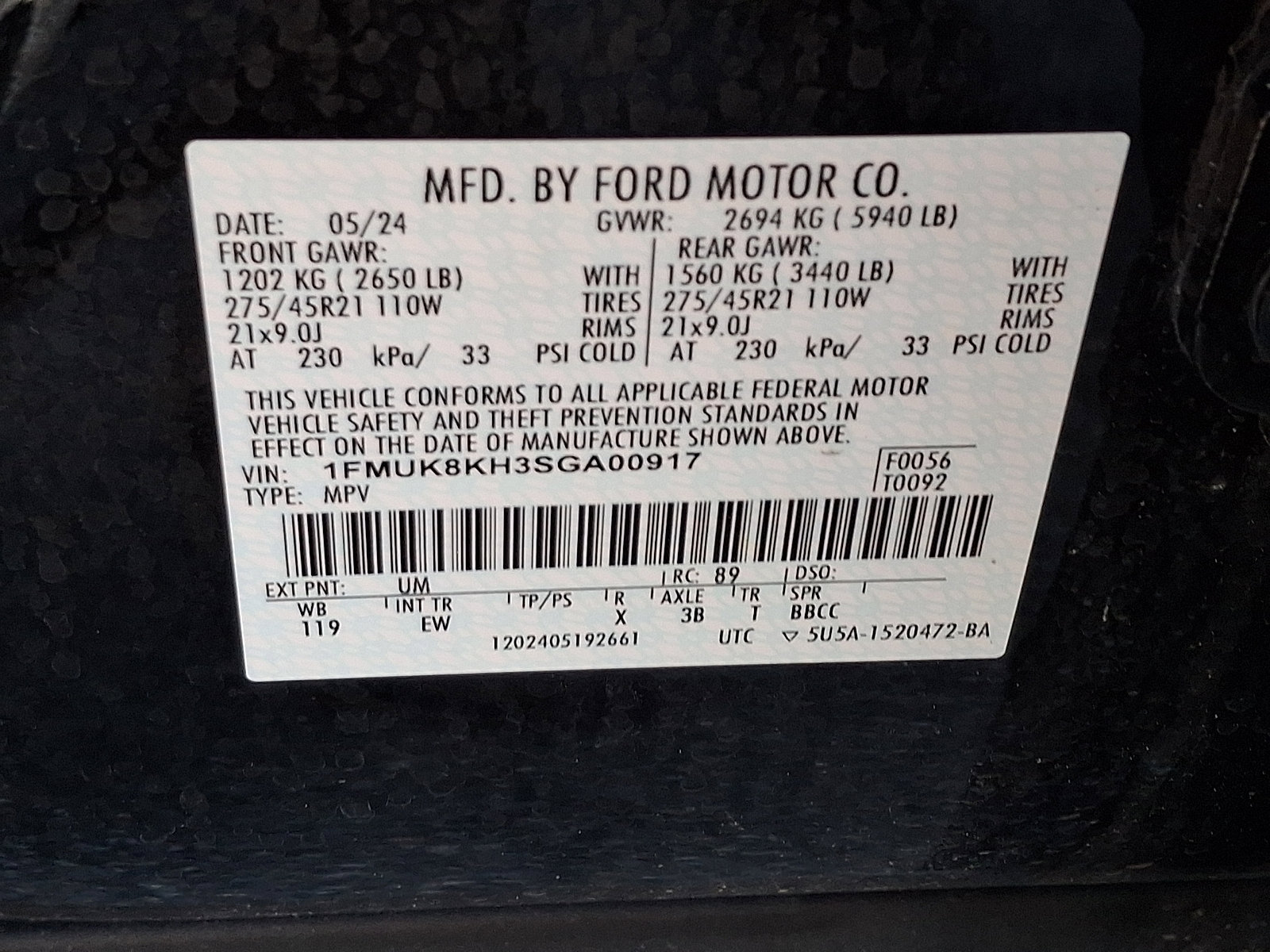 Certified 2025 Ford Explorer ST-Line w/ Premium Package AWD/4WD image 29