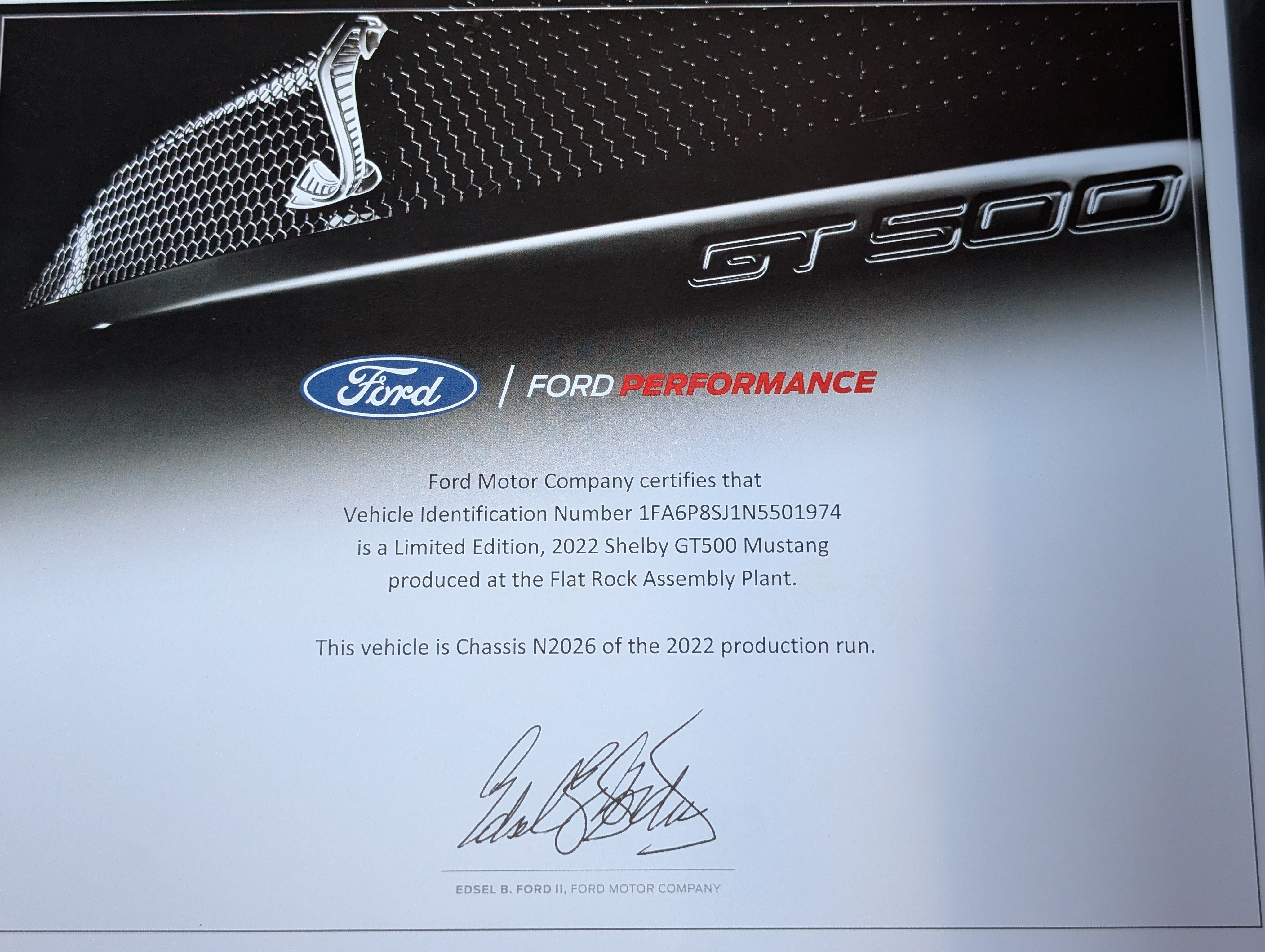 Certified 2022 Ford Mustang Shelby GT500 w/ Technology Package RWD image 32