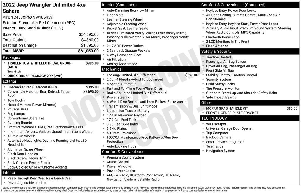 Used 2022 Jeep Wrangler Unlimited Sahara image 10