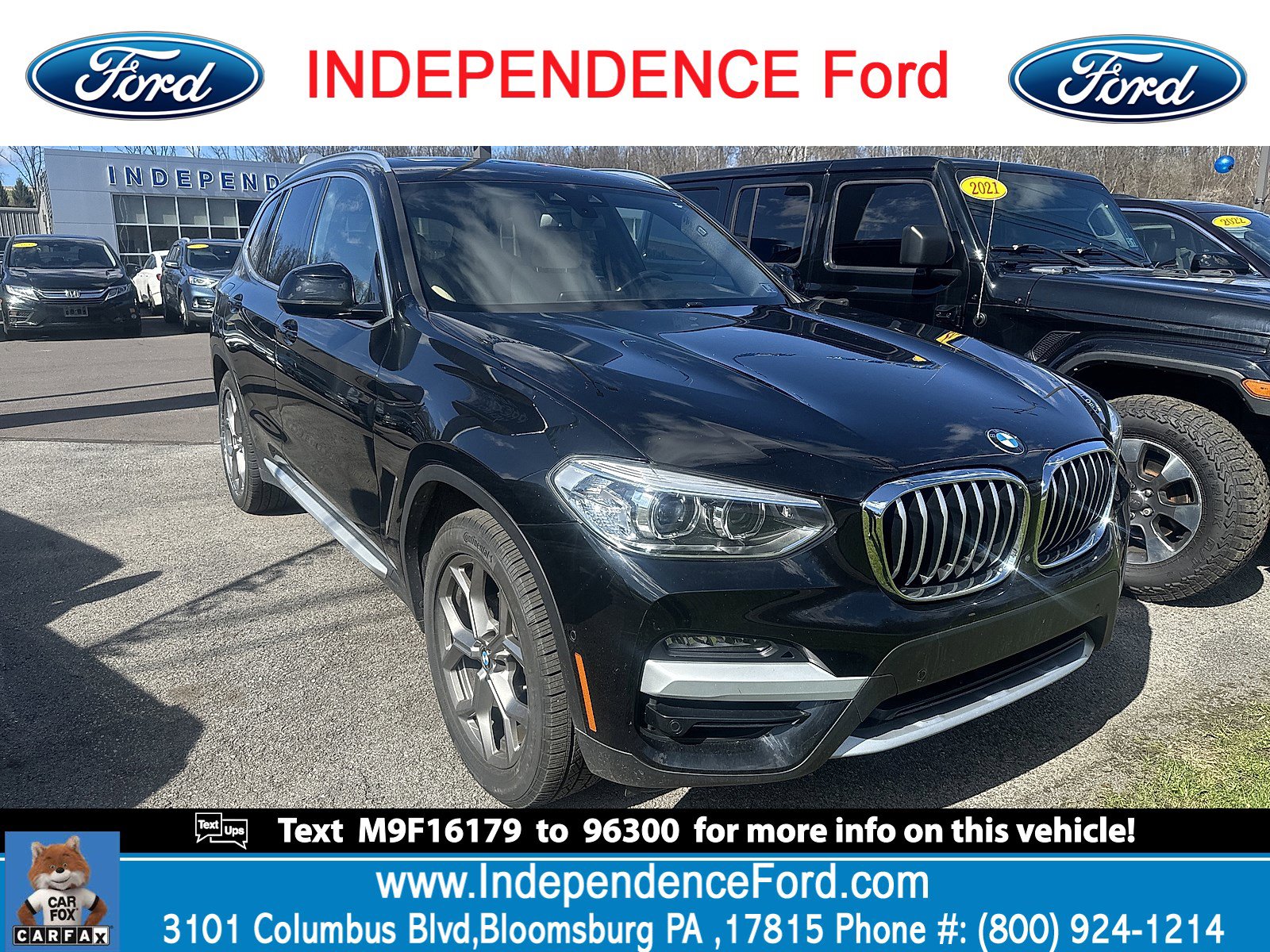 Used 2021 BMW X3 xDrive30i w/ Convenience Package image 1