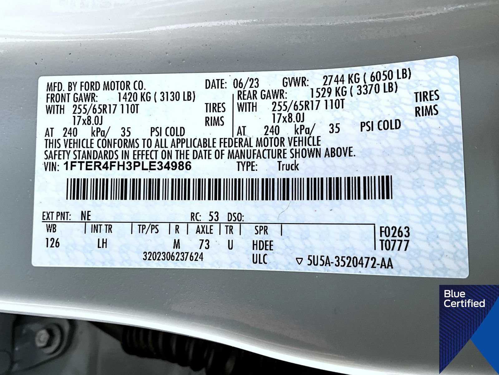Certified 2023 Ford Ranger XLT w/ Equipment Group 301A Mid AWD/4WD image 27