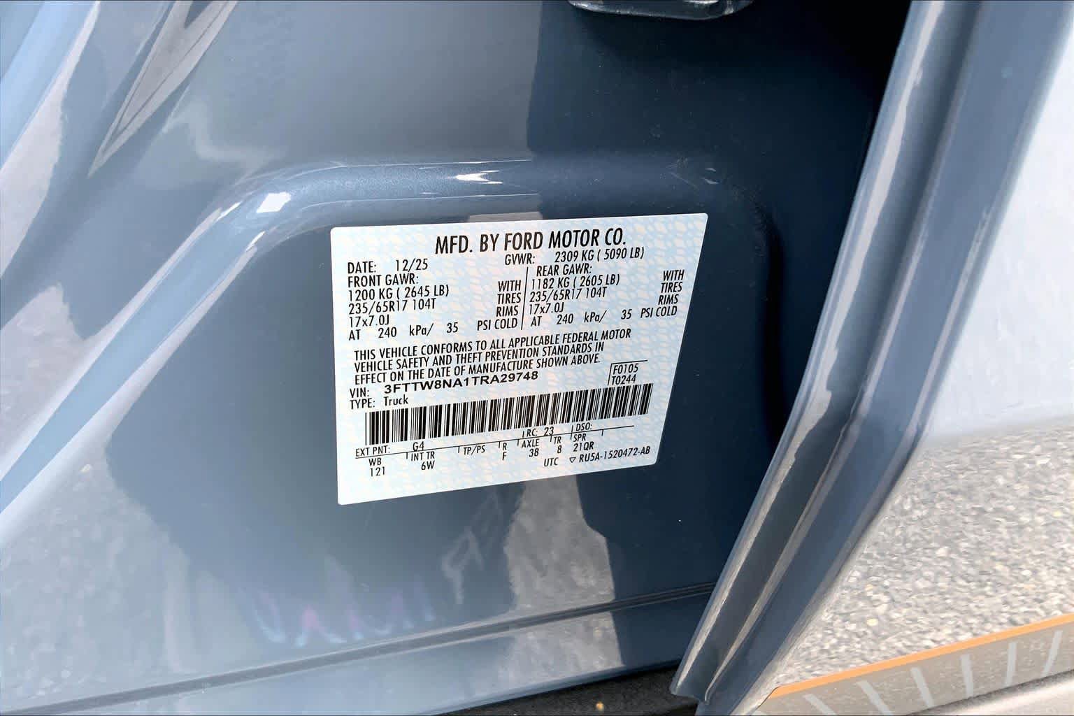 Certified 2026 Ford Maverick Tremor AWD/4WD image 33