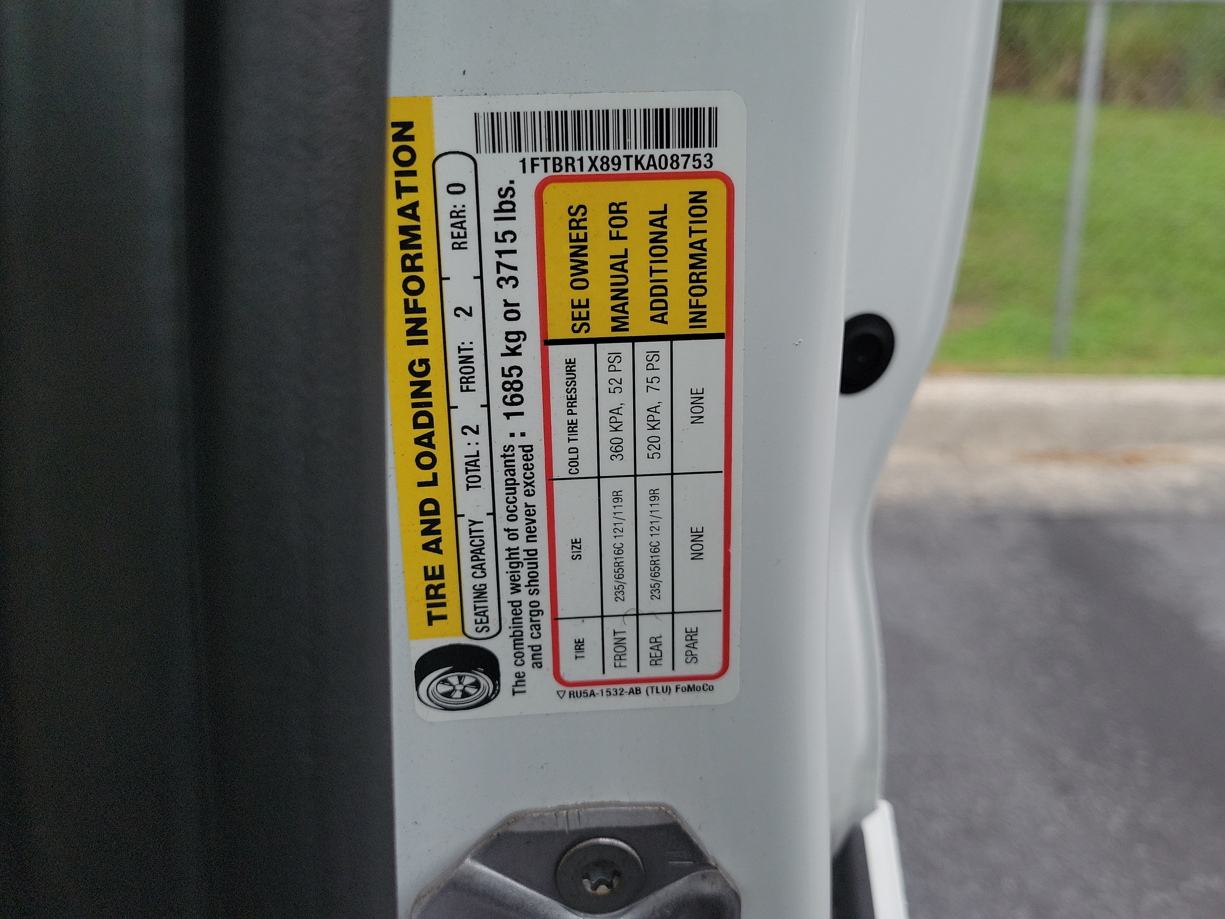 Certified 2026 Ford Transit 250 148 High Roof w/ Load Area Protection Package RWD image 30