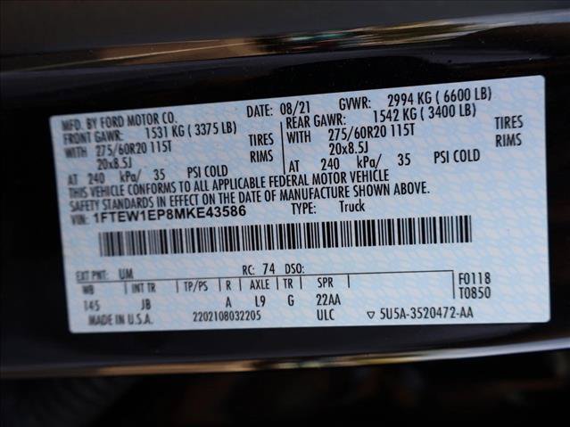 Certified 2021 Ford F150 XL w/ STX Appearance Package AWD/4WD image 29