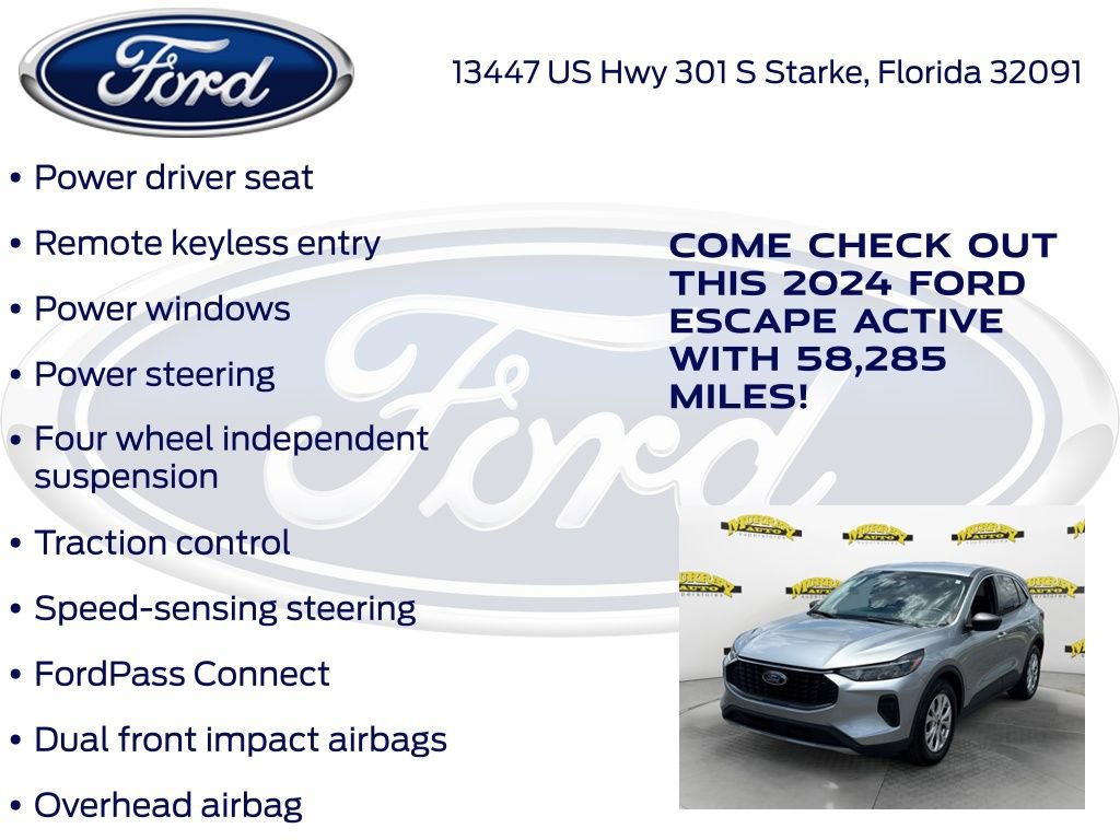 Certified 2024 Ford Escape Active FWD image 22