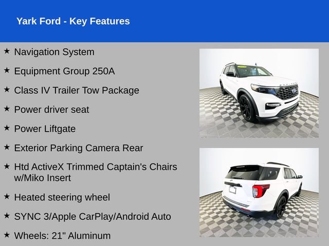 Certified 2023 Ford Explorer ST-Line w/ Class IV Trailer Tow Package AWD/4WD video 2
