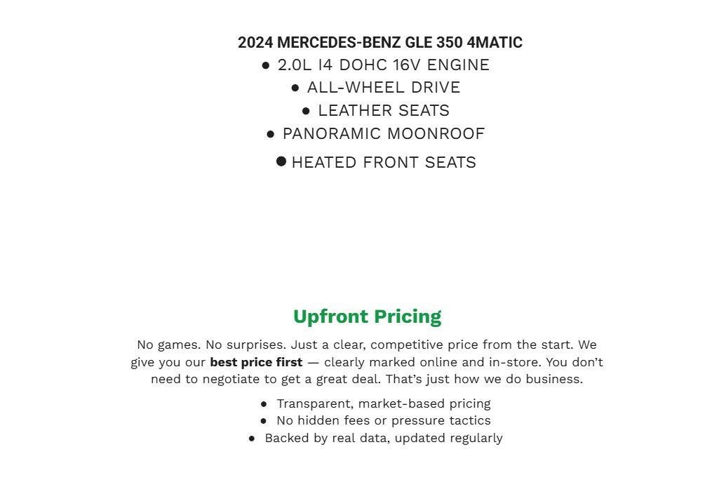 Used 2024 Mercedes-Benz GLE 350 4MATIC image 2