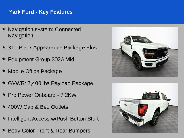 Certified 2024 Ford F150 XLT w/ Equipment Group 302A MID AWD/4WD image 2