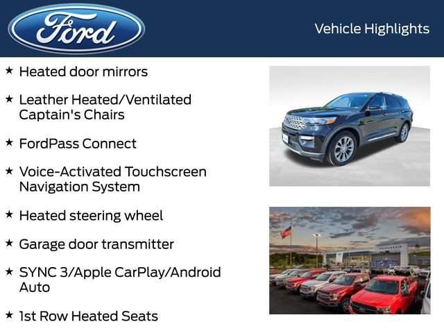 Certified 2022 Ford Explorer Limited w/ Equipment Group 301A AWD/4WD image 13