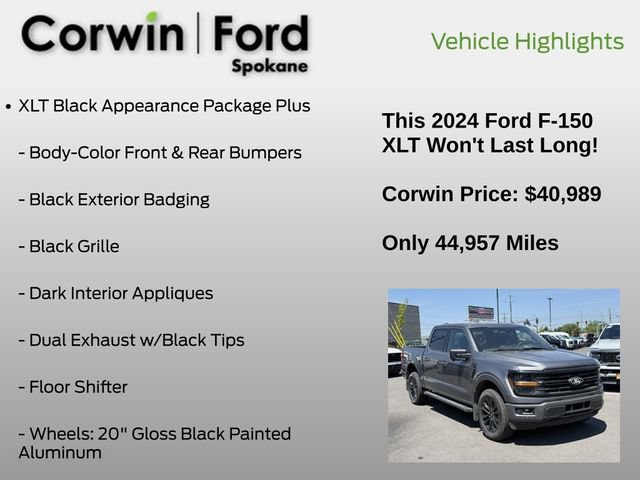 Certified 2024 Ford F150 XLT w/ Equipment Group 302A MID AWD/4WD image 6