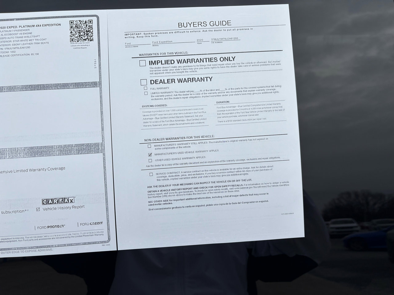 Certified 2020 Ford Expedition Platinum image 14