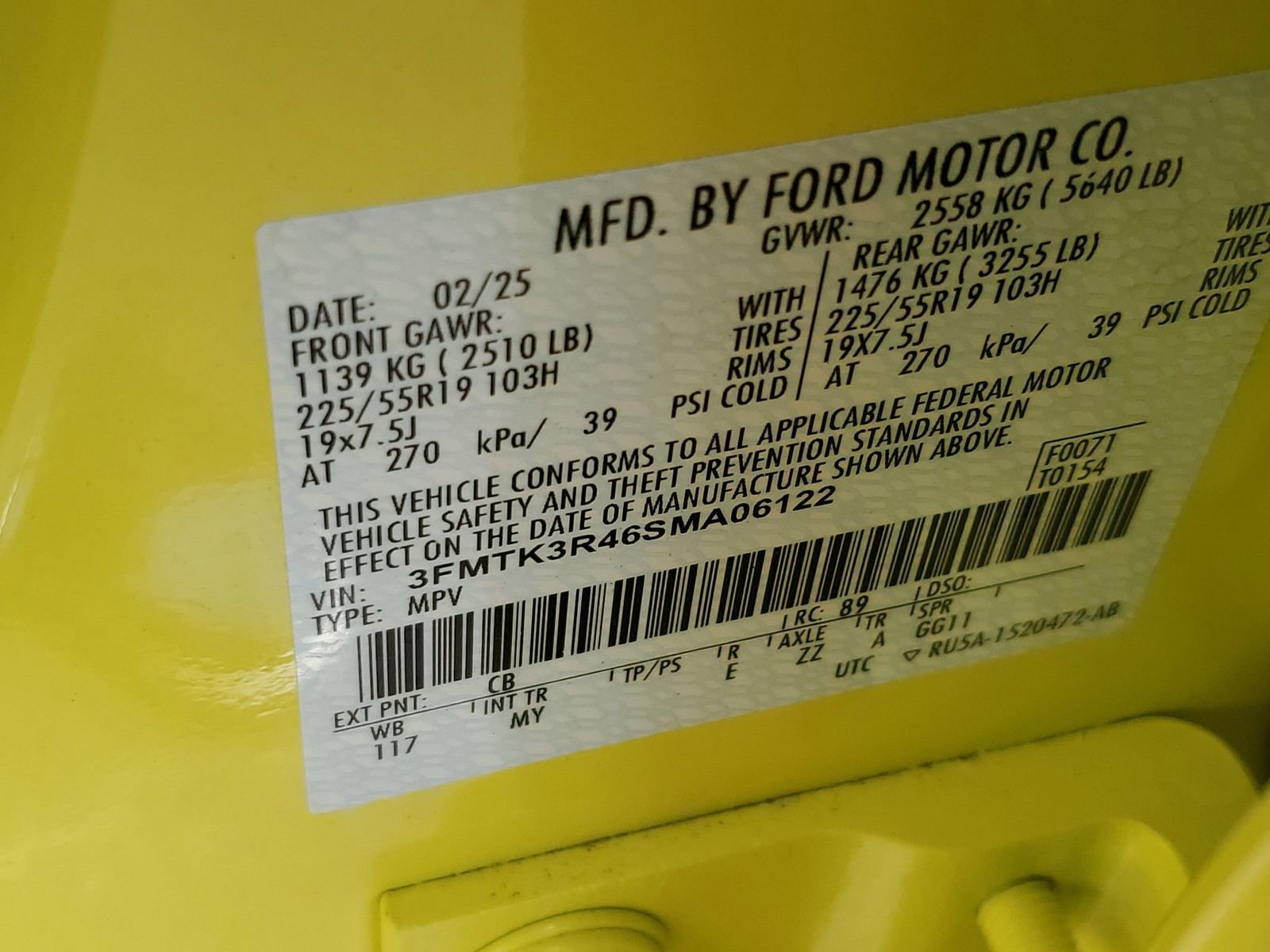 Certified 2025 Ford Mustang Mach-E Premium RWD image 32