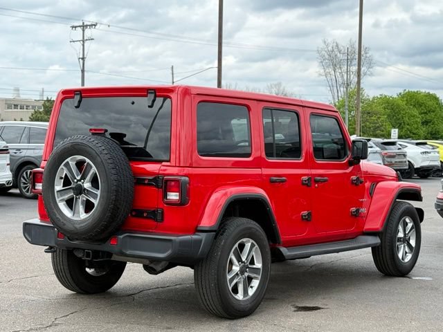 Used 2021 Jeep Wrangler Unlimited Sahara w/ Uconnect 4C Nav & Sound Group AWD/4WD image 43