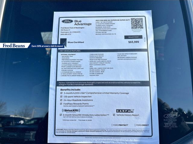 Certified 2023 Ford F250 Lariat w/ Chrome Package image 38