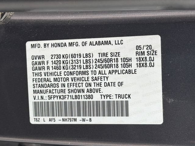 Used 2020 Honda Ridgeline RTL-E image 35
