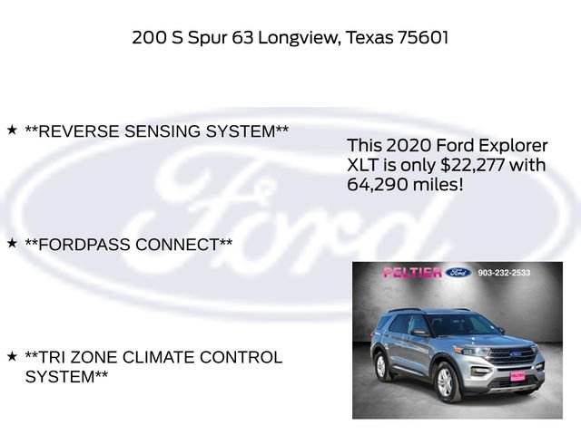 Certified 2020 Ford Explorer XLT w/ Equipment Group 202A image 15