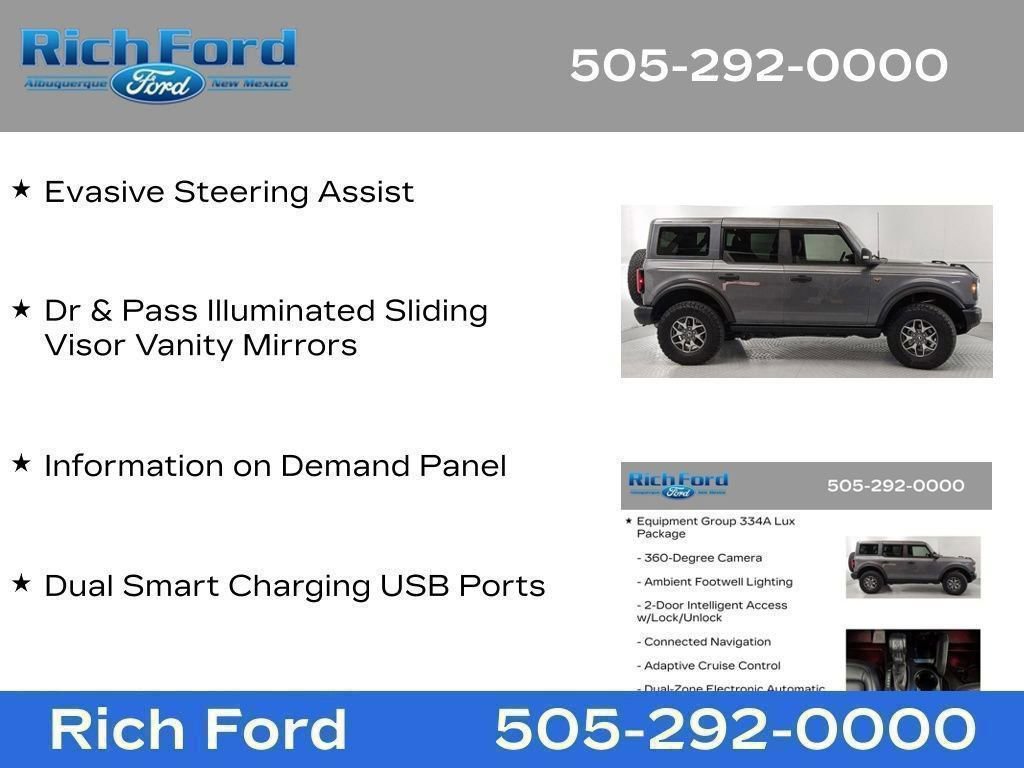 Certified 2025 Ford Bronco Badlands AWD/4WD image 98