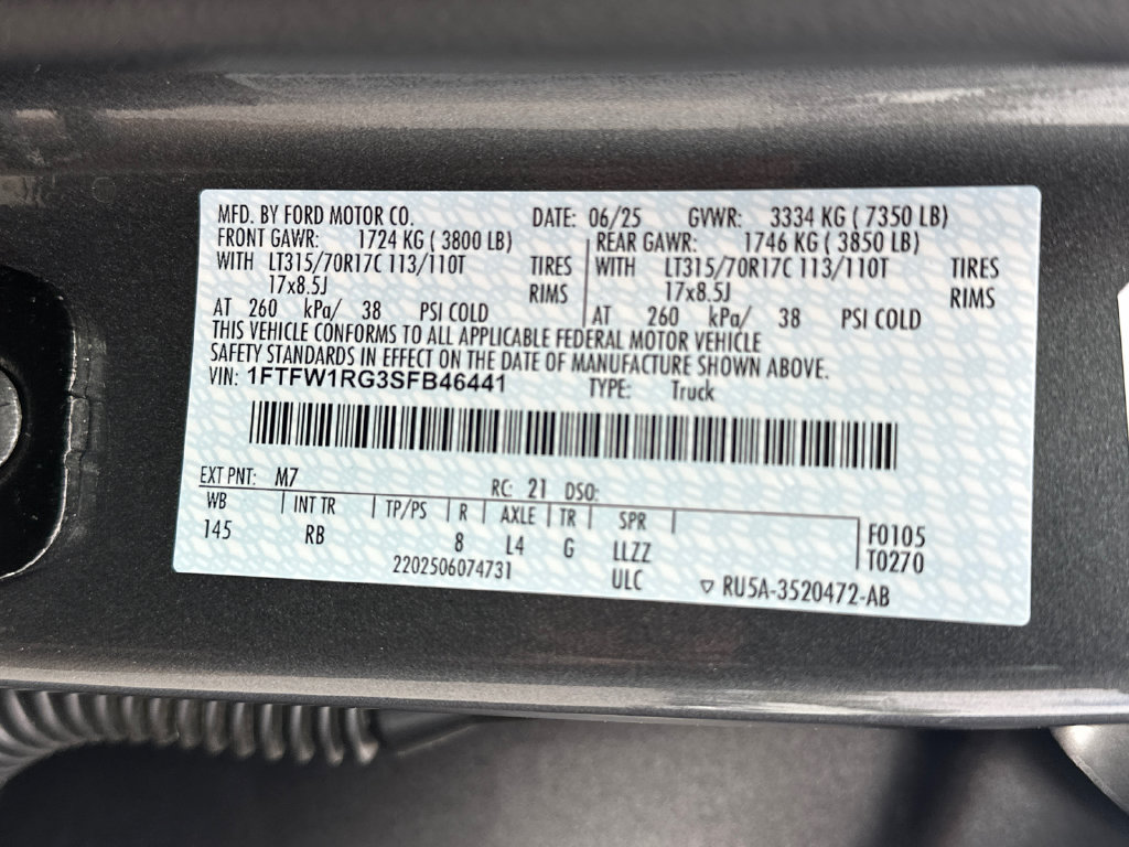 Certified 2025 Ford F150 Raptor AWD/4WD image 35