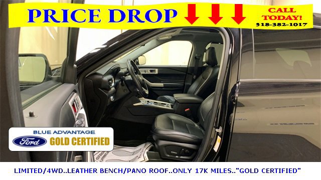 Certified 2022 Ford Explorer Limited w/ Equipment Group 301A image 38