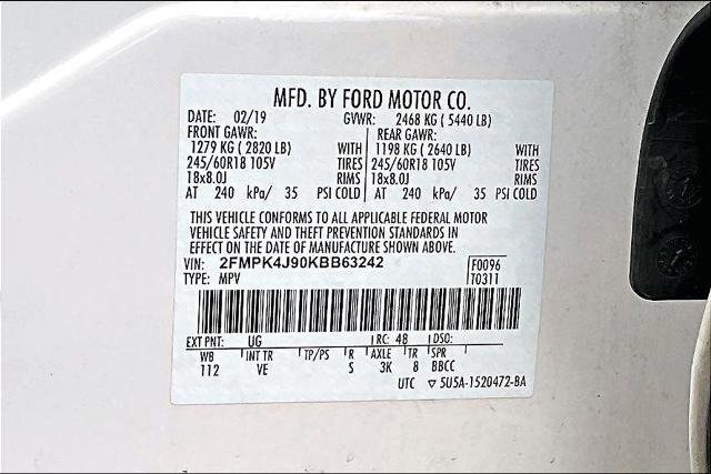 Certified 2019 Ford Edge SEL w/ Equipment Group 201A AWD/4WD image 33