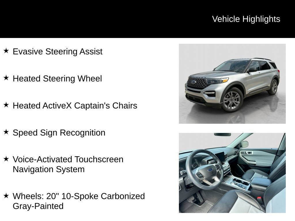 Certified 2023 Ford Explorer XLT w/ Equipment Group 202A AWD/4WD image 32