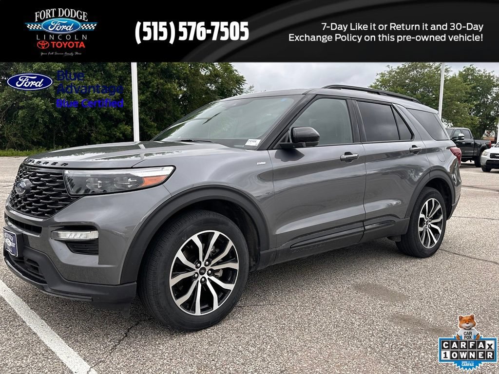 Certified 2022 Ford Explorer ST-Line w/ Class IV Trailer Tow Package